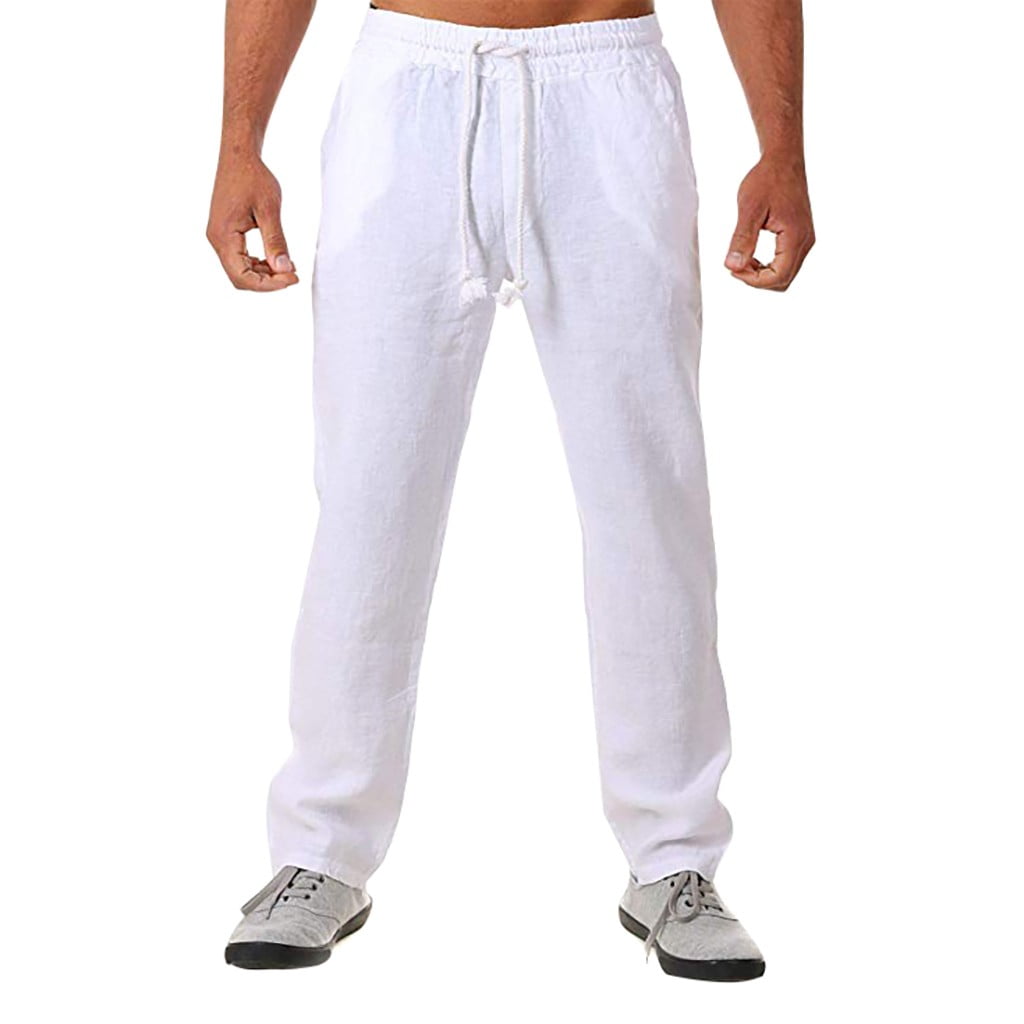 Kingsize Men's Big & Tall Elastic Waist Gauze Cotton Pants - Tall - Xl,  White : Target